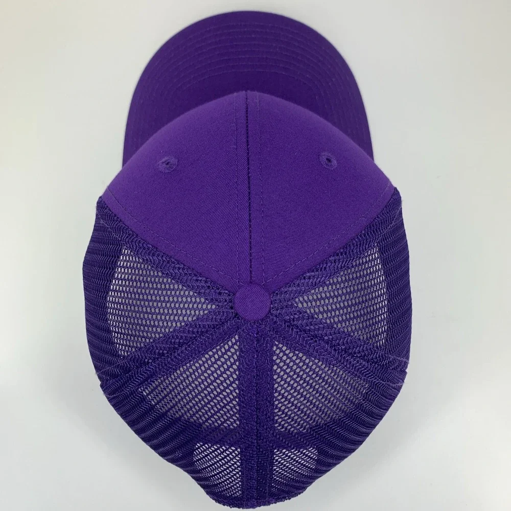 The Paisley Project Hat Purple Mesh Adjustable Snapback Richardson Trucker Cap